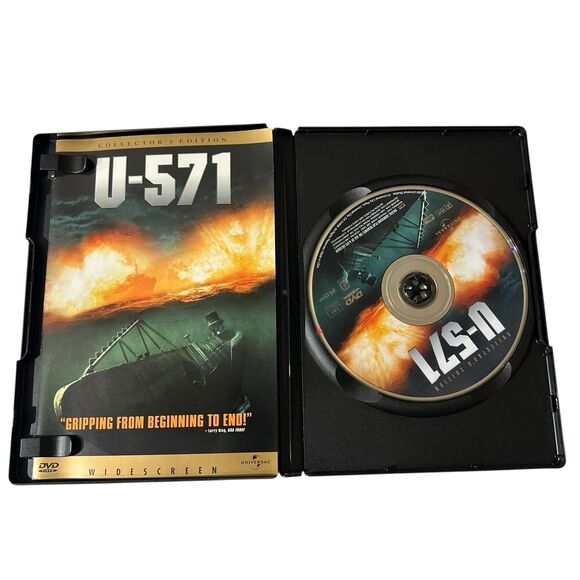 U-571 DVD WWII Submarine Action Suspense Matthew McConaughey collectors edition - Picture 3 of 3